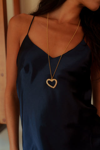Sparkling Heart XL Necklace