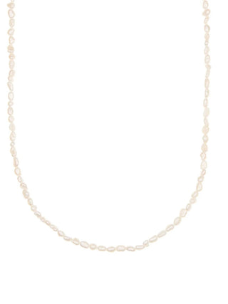 Close-up of Beach Pearls Necklace showing pearls and clasp details