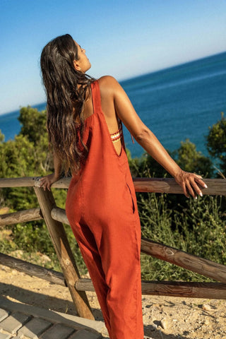 Beverly Linen Jumpsuit - Sofia Godinho Clothing