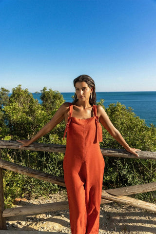 Beverly Linen Jumpsuit - Sofia Godinho Clothing
