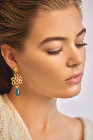 Eternity Blue Earrings - Sofia Godinho Earrings