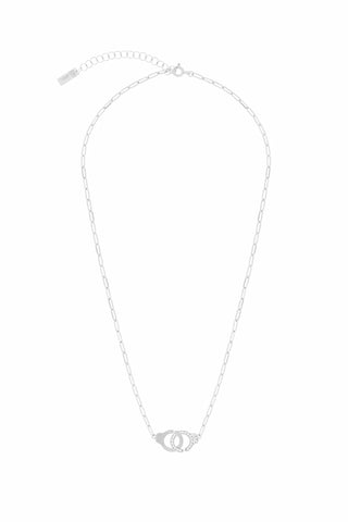 Handcuffs Pavé Necklace - Sofia Godinho Necklaces