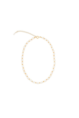 Melrose Pearls Necklace with freshwater pearls and 24K gold-plated chain – handcrafted in Portugal