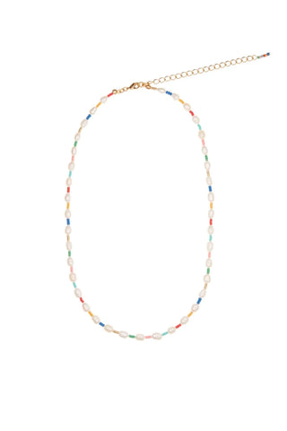 Noronha Pearls Necklace with freshwater pearls and 24K gold-plated details – handcrafted in Portugal