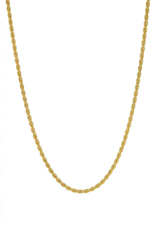 Trendy Waterproof Necklace — stainless steel with PVD finish